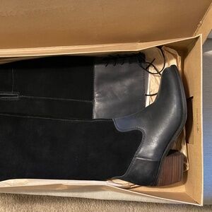 Lucky Brand Tall Leather Boots size 9